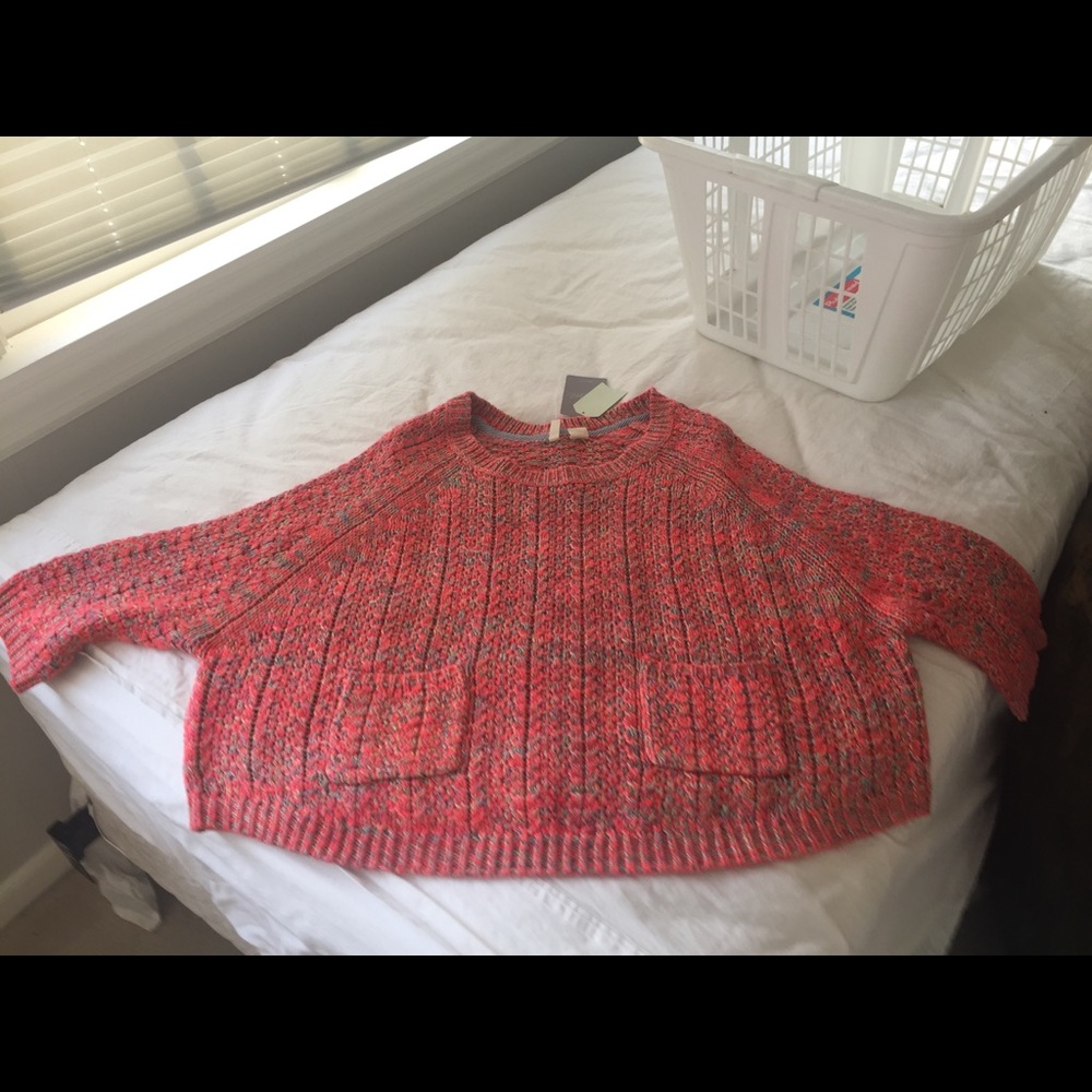 Anthropology Pocket sweater